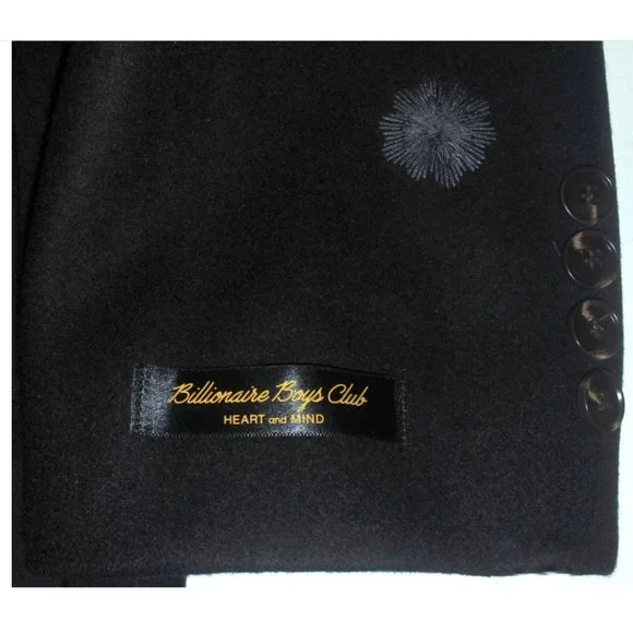 $500 NWOT BILLIONAIRE BOYS CLUB Men's Small BB Starry Night Coat in Black